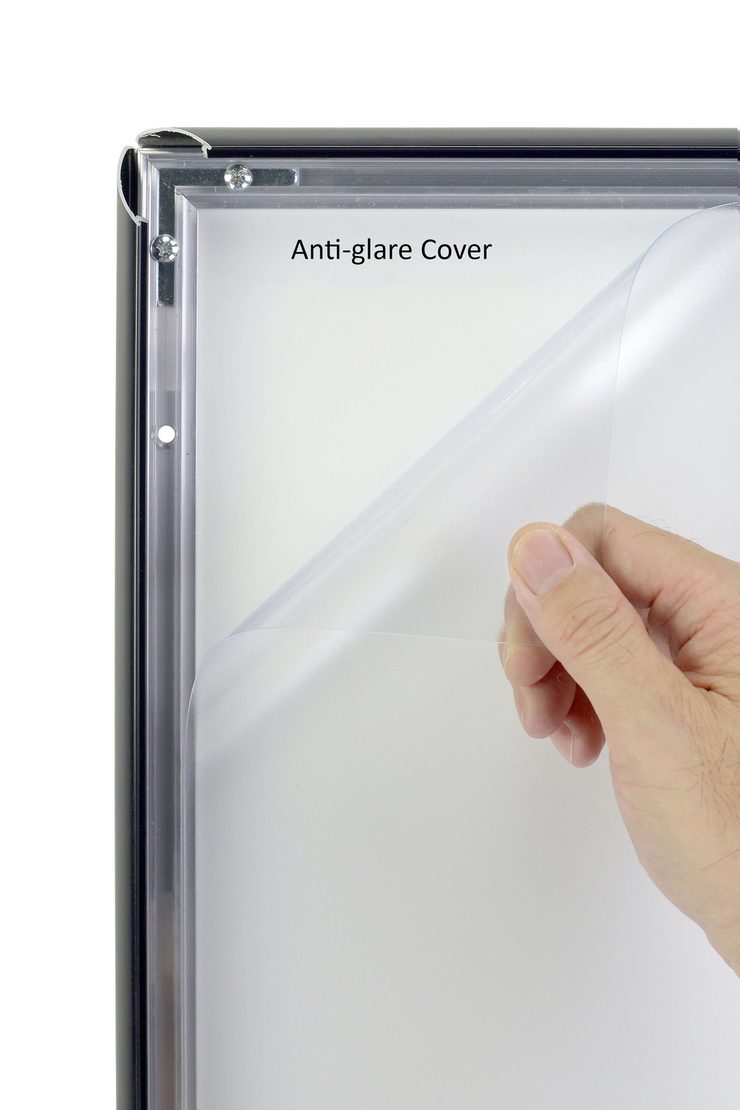Black A1 25mm Snap Frame Anti-Glare Cover