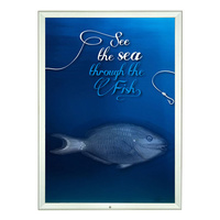 Silver A1  Lockable Snap Frame Thumbnail