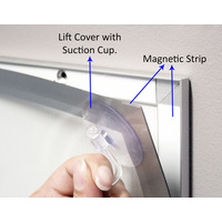 Silver A4 Magnetic Frame Thumbnail