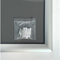 Silver A2 25mm Snap Frame Clear Cover Thumbnail