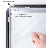 Black  A3  Lockable Snap Frame Thumbnail