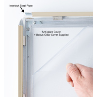 Cream A2  Lockable Snap Frame Thumbnail