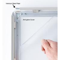 Silver A0  Lockable Snap Frame Thumbnail