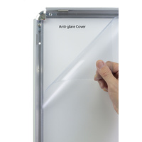 Silver Round Corner A1 25mm Snap Frame Thumbnail
