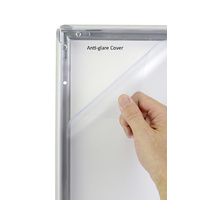 Silver A0 25mm Snap Frame Anti-Glare Cover Thumbnail