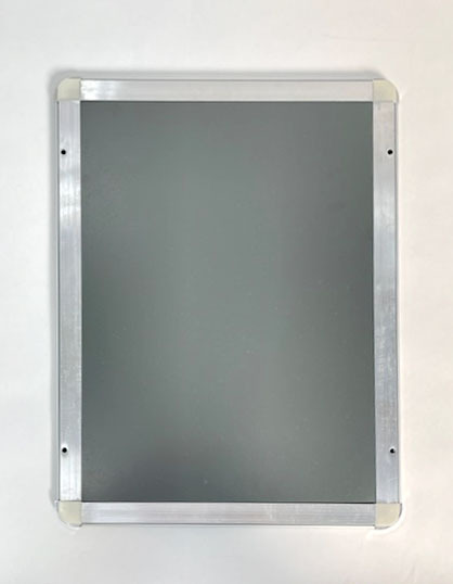 Silver Round Corner A1 25mm Snap Frame Clear Cover