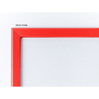 Red A1  Lockable Snap Frame Thumbnail