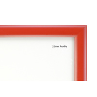 Red A2 25mm Snap Frame Thumbnail