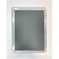Silver Round Corner A1 25mm Snap Frame Clear Cover Thumbnail