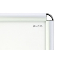 Silver Round Corner A1 25mm Snap Frame Thumbnail