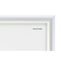 Silver A5 25mm Snap Frame Anti-Glare Cover Thumbnail