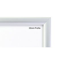 Silver 8.5 x 11 Inch 25mm Snap Frame Thumbnail
