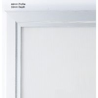 A1 Silver Lockable Poster Case Thumbnail