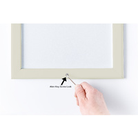 Cream A2  Lockable Snap Frame Thumbnail