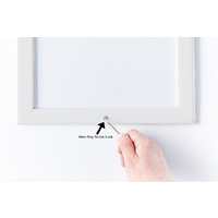 Silver A0  Lockable Snap Frame Thumbnail