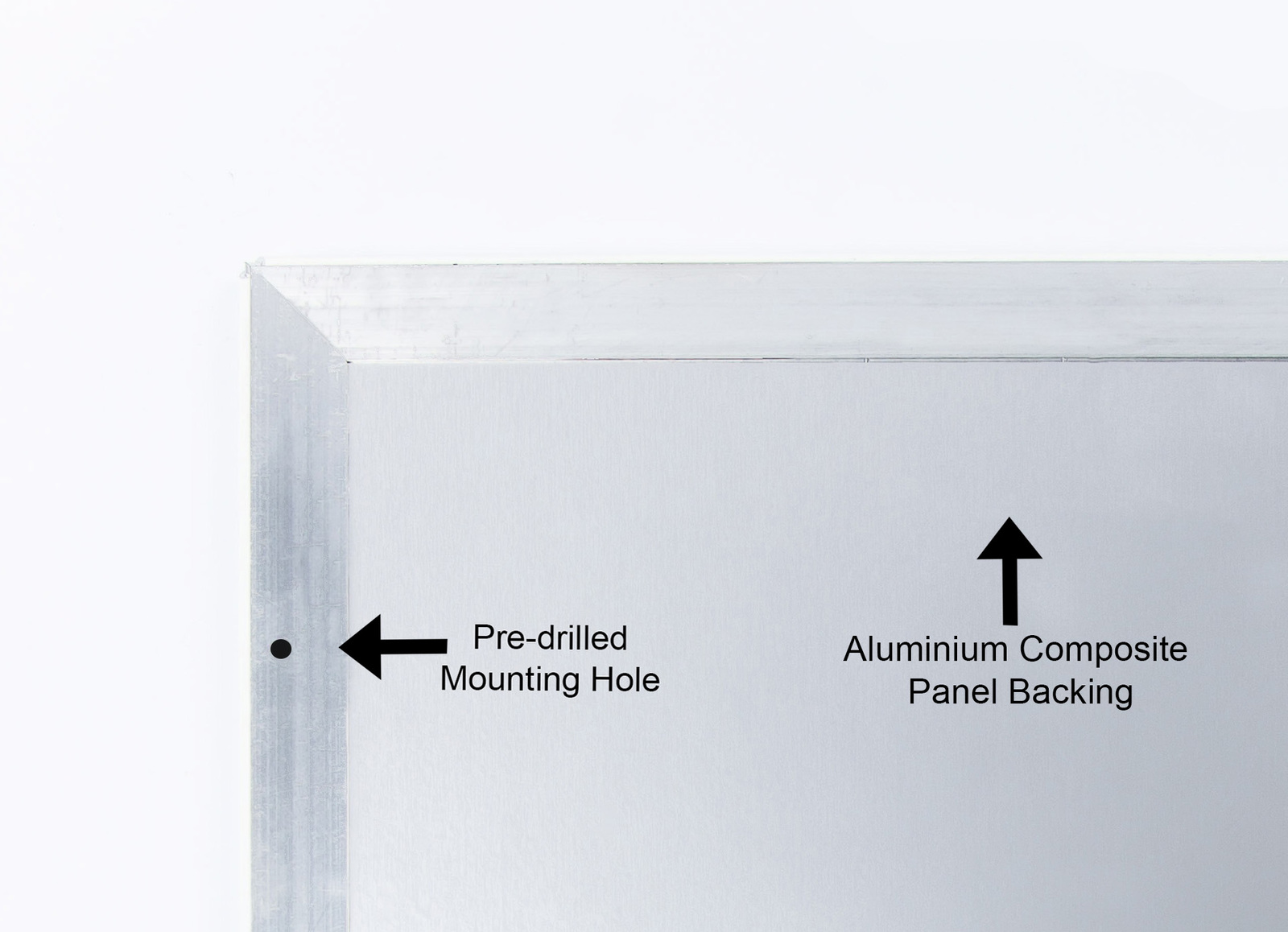 Silver 30x40 Inch Lockable Snap Frame Poster Frames Direct