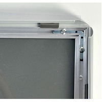 Silver A2 25mm Snap Frame Clear Cover Thumbnail