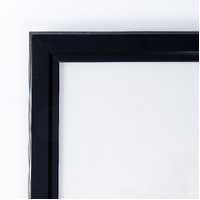 A4 Black Lockable Poster Case Thumbnail