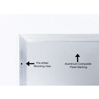 Blue A4  Lockable Snap Frame Thumbnail