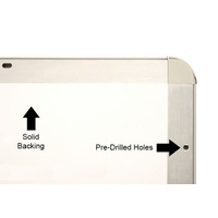 Silver Round Corner A1 25mm Snap Frame Thumbnail