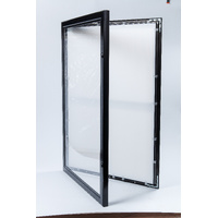 A4 Black Lockable Poster Case Thumbnail
